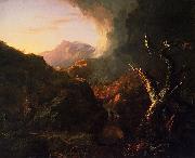 Thomas Cole Landscape with Dead Tree France oil painting artist